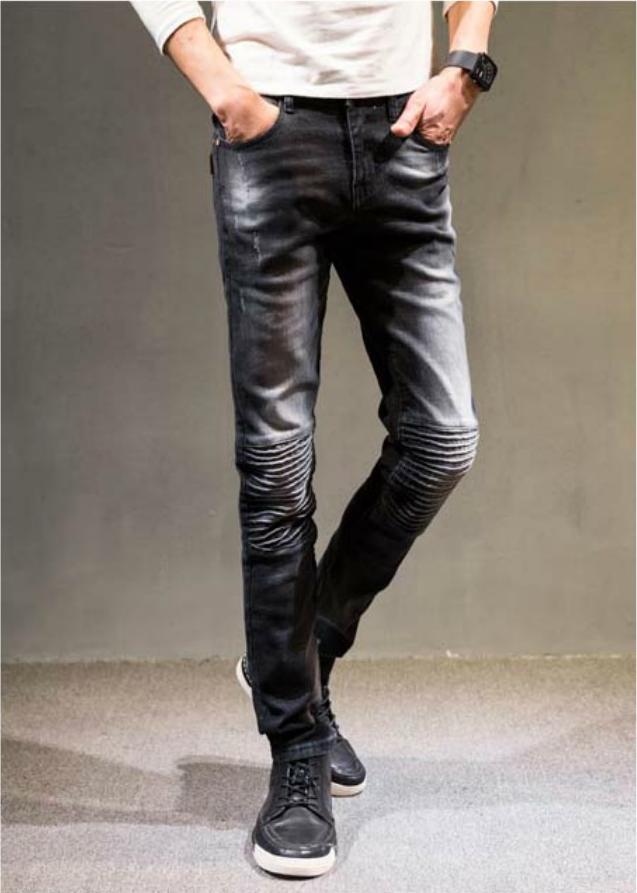 Quần jeans ống côn xếp ly Mã: ND1095