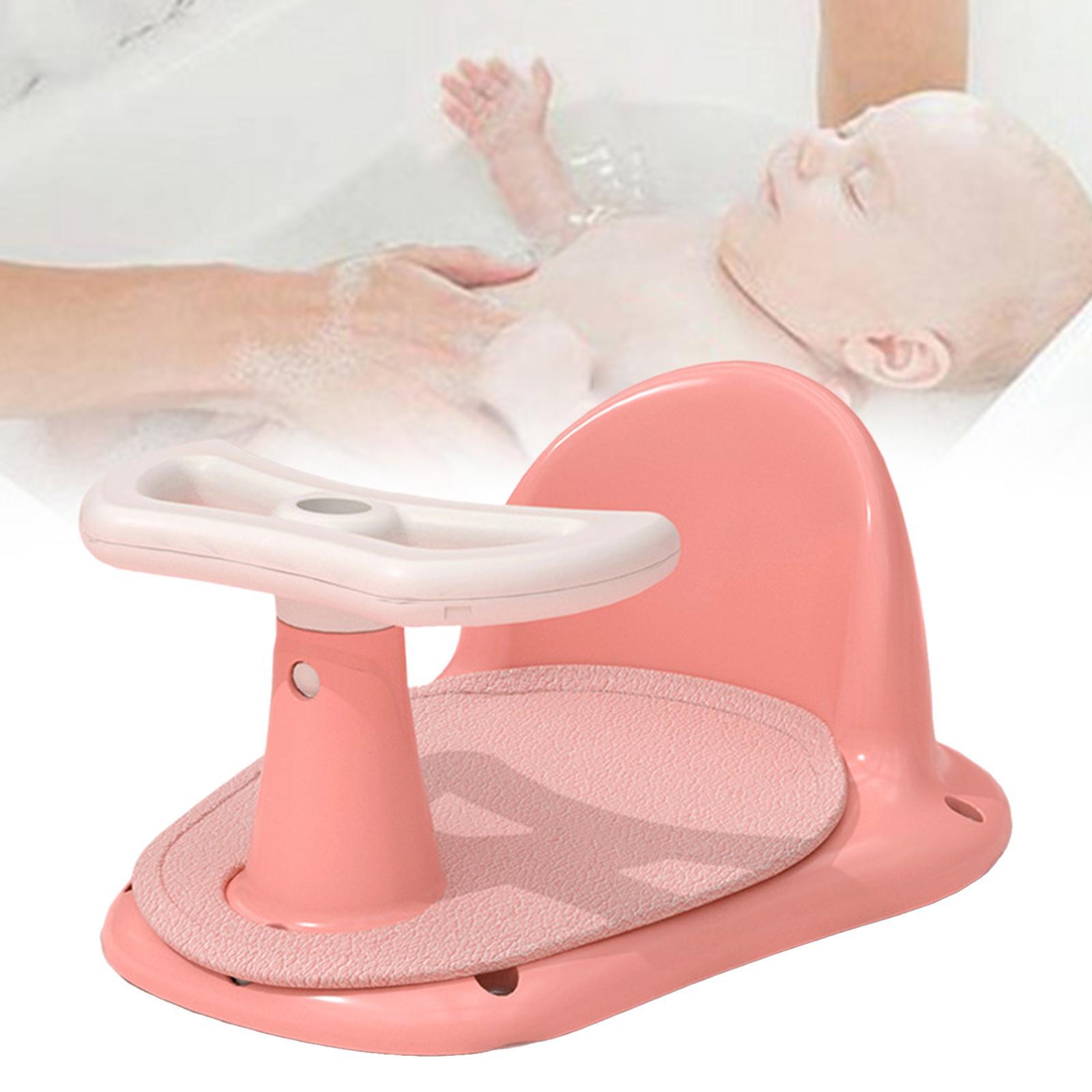Infant Bath Tub Seat Bath Seat Support Bathtub Chair for Baby Boys and Girls