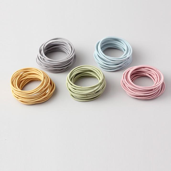 Set 100 dây thun cột tóc siêu dai siêu rẻ