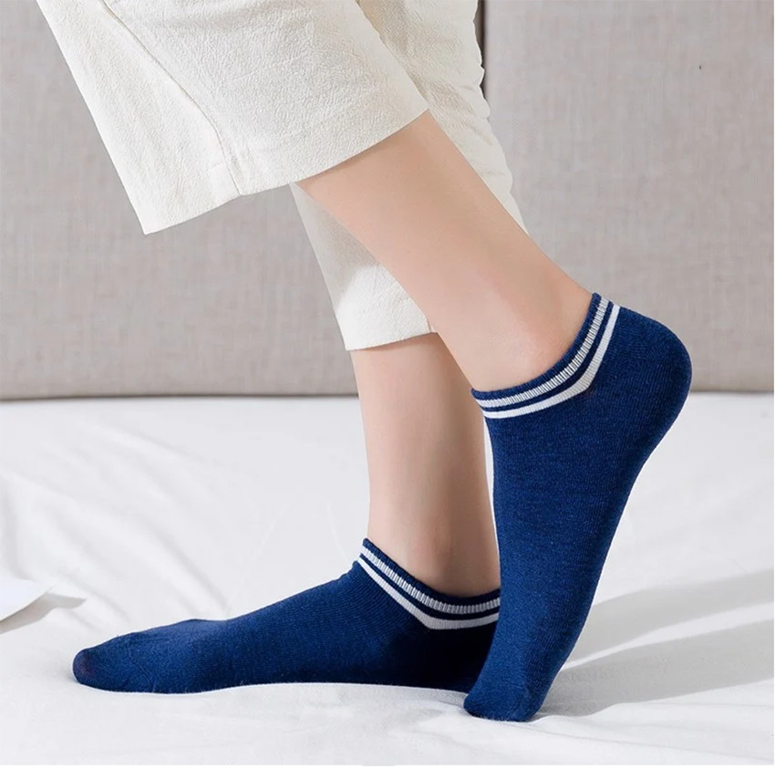 Set 5 Đôi Tất Cổ Ngắn Họa Tiết Caro Màu Sắc Tươi Sáng Kiểu Dáng Trẻ Trung TN58