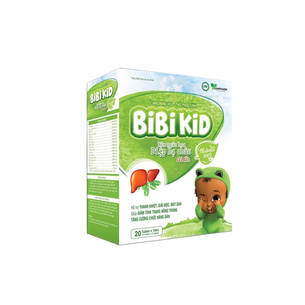 BIBIKID - THANH NHIỆT, MÁT GAN - GIẢI ĐỘC GAN - GIẢM DỊ ỨNG, MẪN NGỨA, RÔM SẢY, MỀ ĐAY MỤN NHỌT DO CHỨC NĂNG GAN KÉM