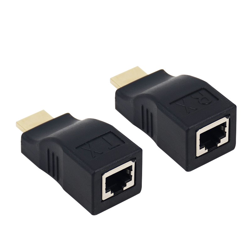 Bộ mở rộng HDMI Extender qua bộ điều hợp Ethernet CAT5e/6 mạng 4K /1080P- Lên đến 30m Hỗ Trợ HDCP - Hàng Nhập Khẩu