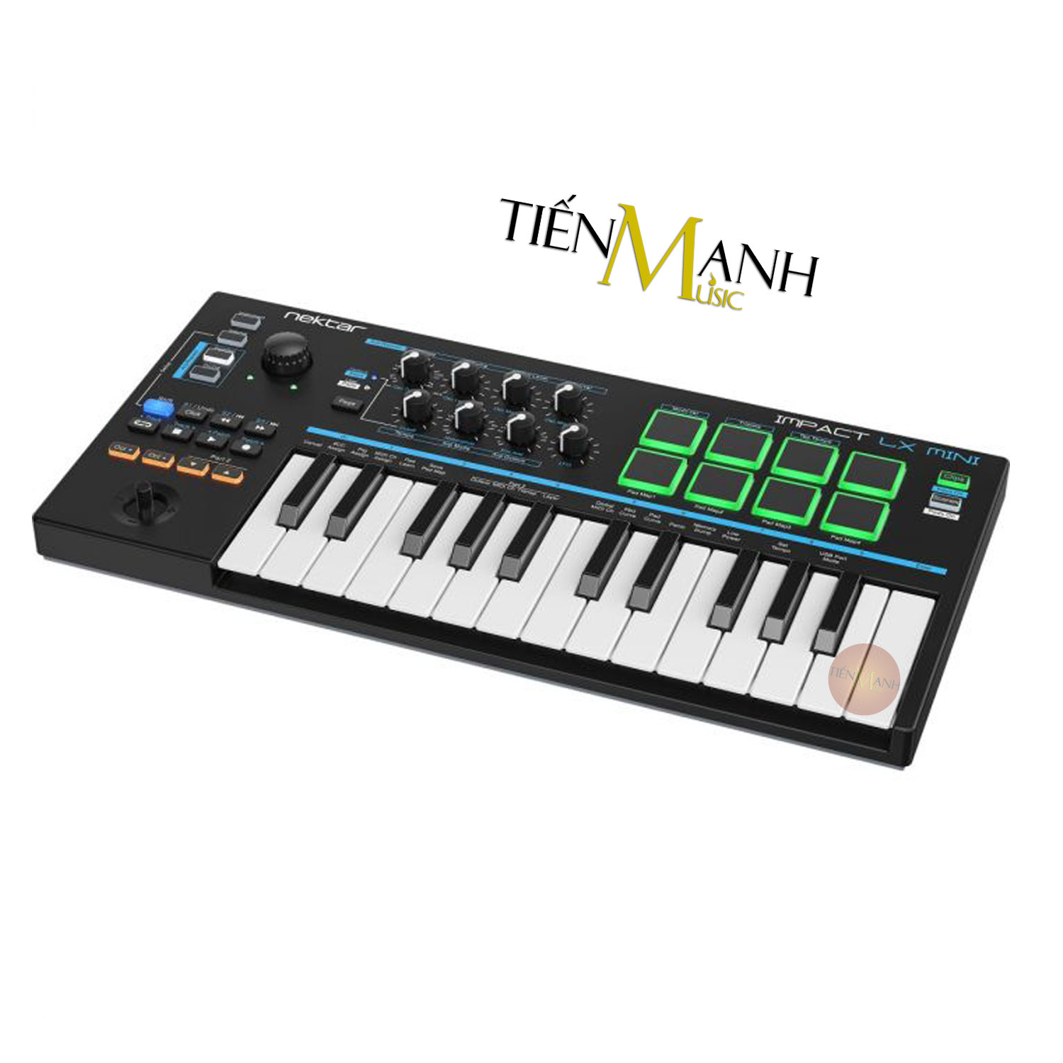 Nektar Impact LX Mini Cảm ứng lực Midi Keyboard Controller Bàn phím sáng tác - Sản xuất âm nhạc Producer Hàng Chính Hãng - Kèm Móng Gẩy DreamMaker