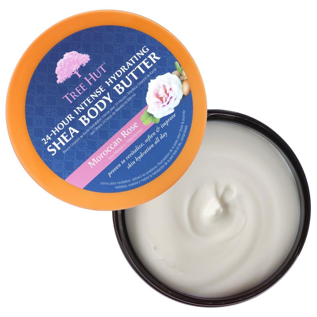 Bơ dưỡng thể Tree Hut Shea Body Butter, Moroccan Rose 198gr