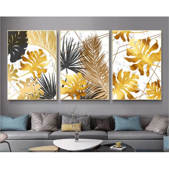 Combo 3 tranh vải canvas cao cấp trang trí nhà cửa kích thước 30*40 cm