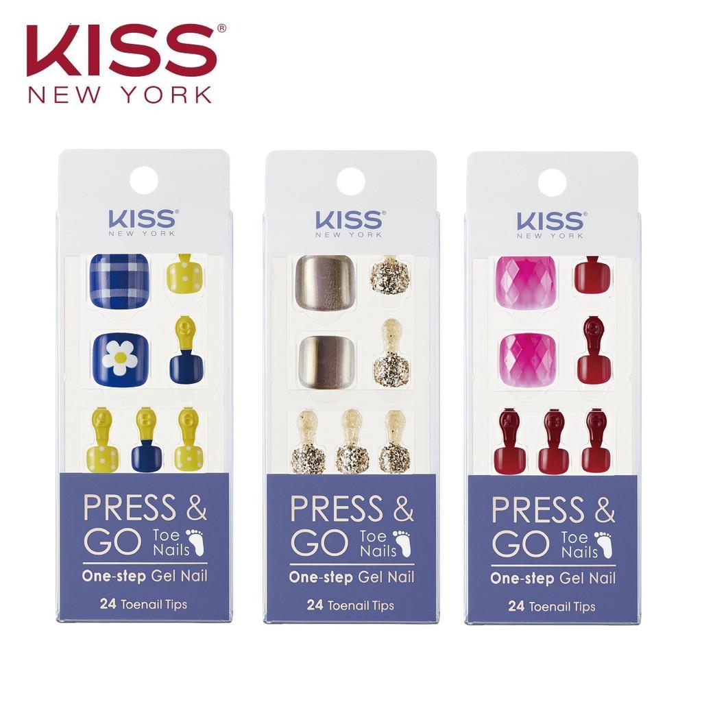 Móng Chân Gel Tự Dán Press &amp; Go Kiss New York Nail Box