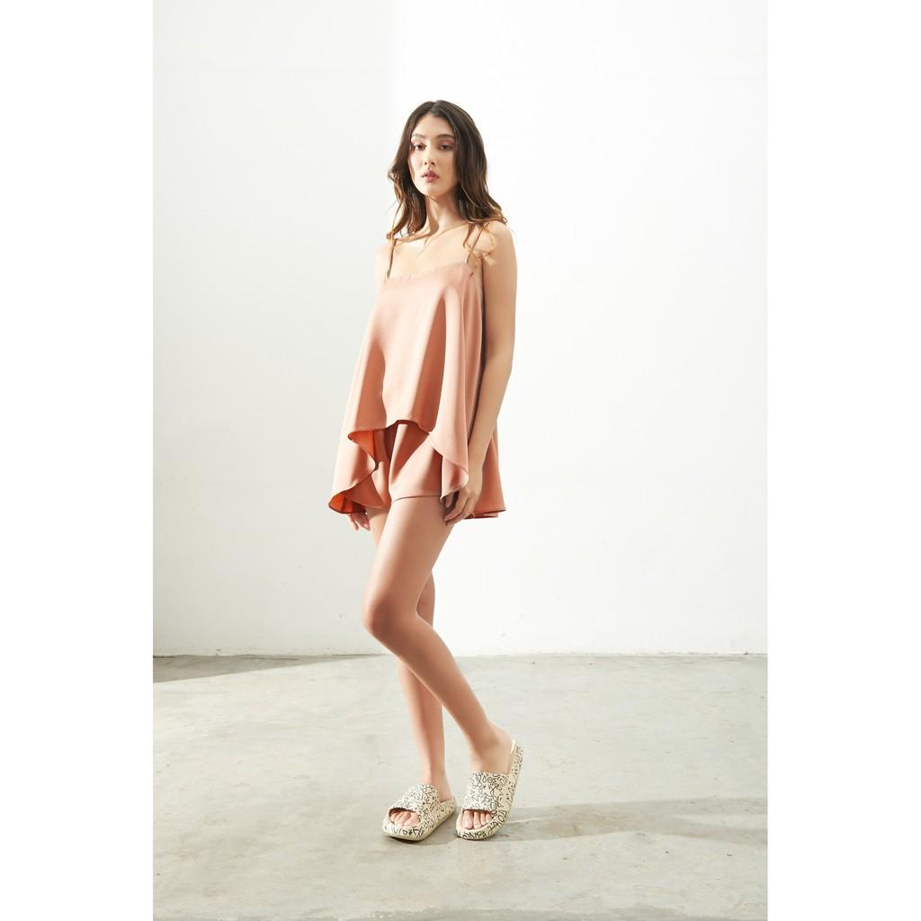 Bộ đồ ngủ lụa BNK14 Hồng Rose Charis