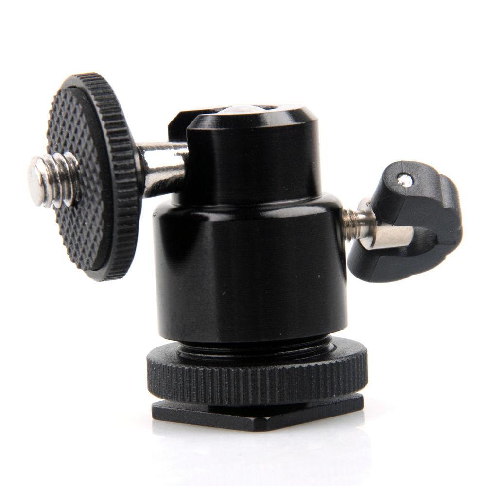1/4" Ball Head Mount w/M39 to M42 Lens Adapter Ring for Camera Hot Shoe