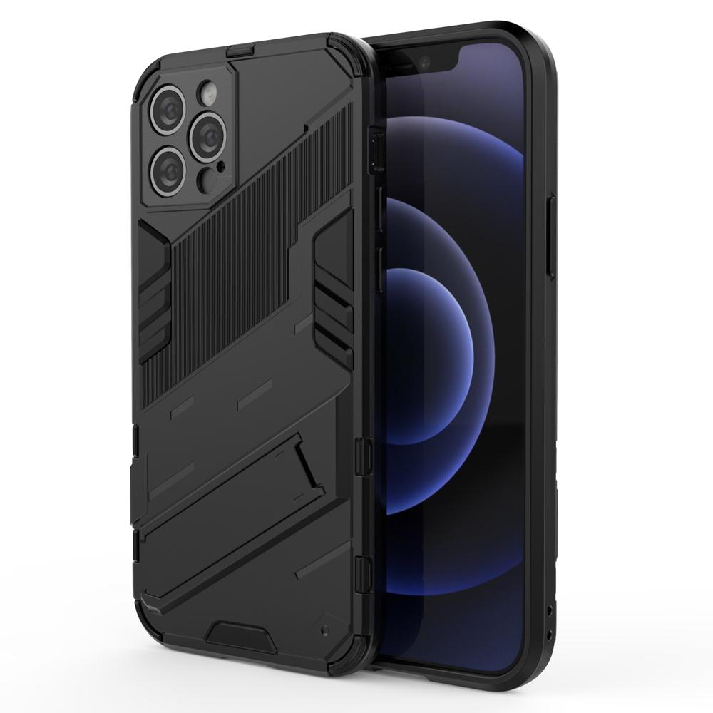 Ốp lưng cho iPhone 12 Pro, Ốp chống sốc Iron Man PUNK cao cấp kèm giá đỡ cho iPhone 12 Pro