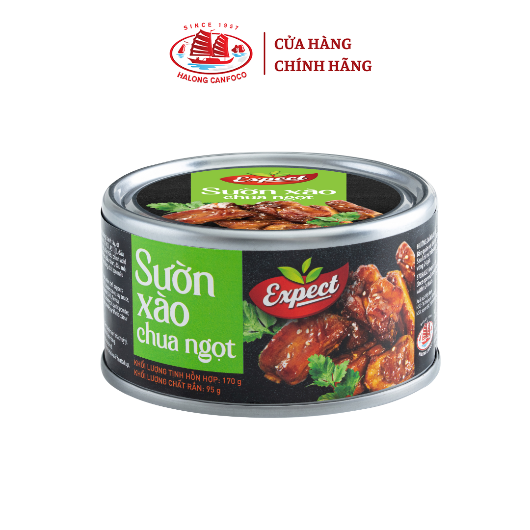 Sườn Xào Chua Ngọt EXPECT 170g - Đồ Hộp Hạ Long