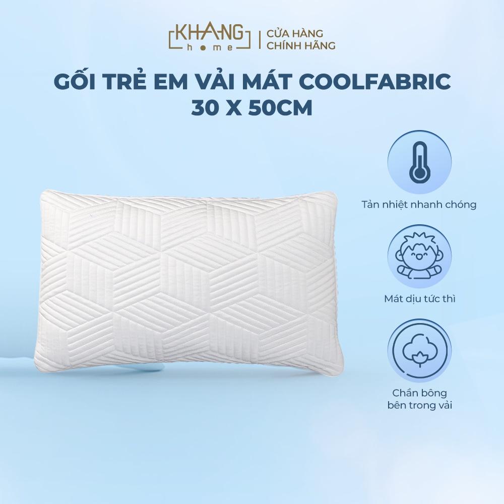 Gối Trẻ Em CoolFabric Khang Home-Công Nghệ Vải Mát Tản Nhiệt Nhanh, Mát Dịu Tức Thì