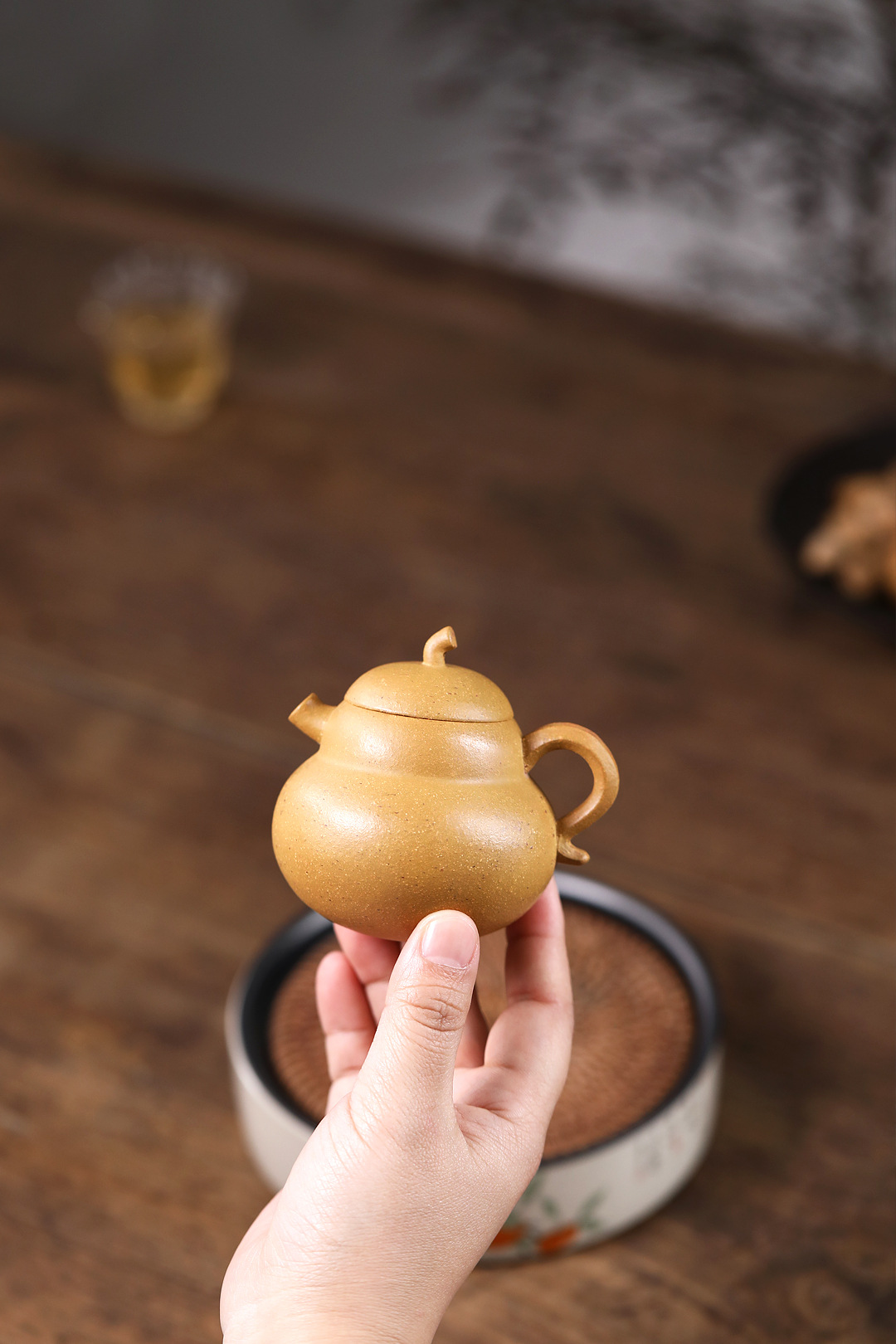 Ấm Tử Sa Nghi Hưng Hồ Lô 120 ml Độc Ẩm