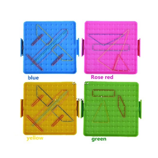 Bảng chun học toán và tạo hình dạng 2 mặt
