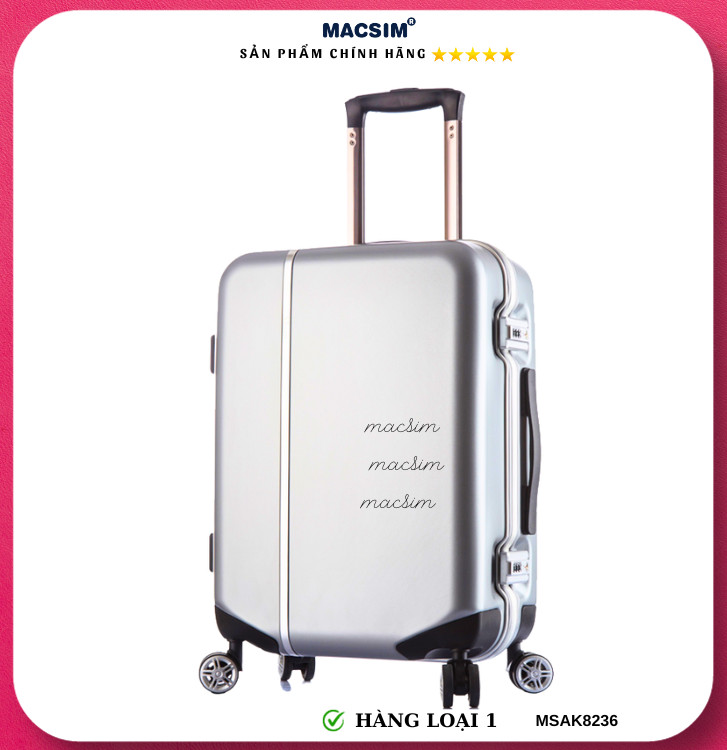 Vali cao cấp Macsim Aksen hàng loại 1 MSAK8236 cỡ 28 inch