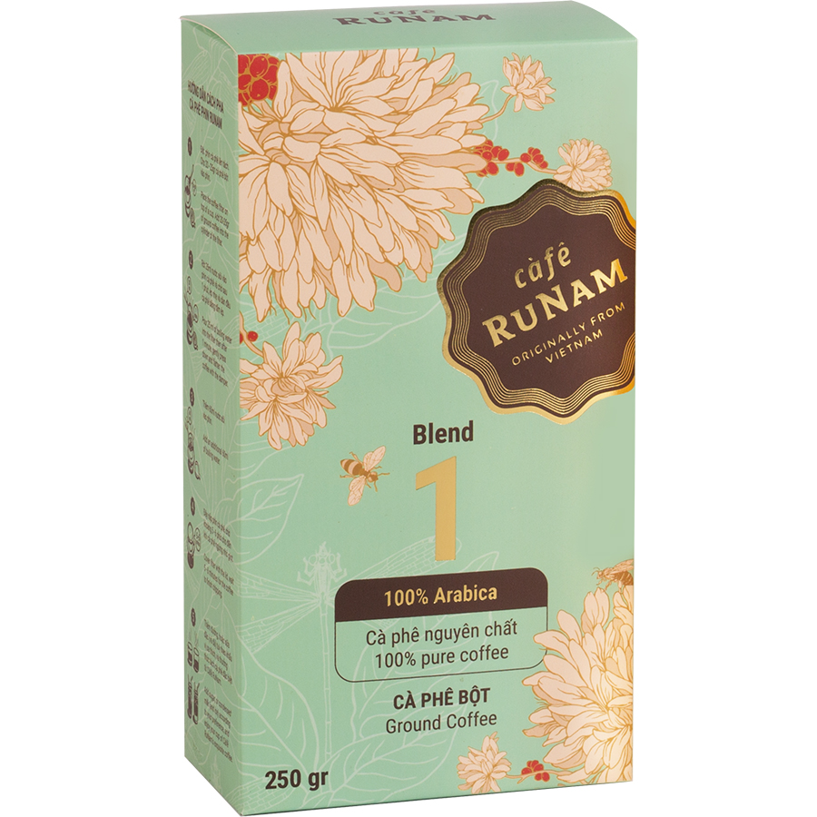 Cà Phê Gói Cafe RuNam Blend 1 (250gr)