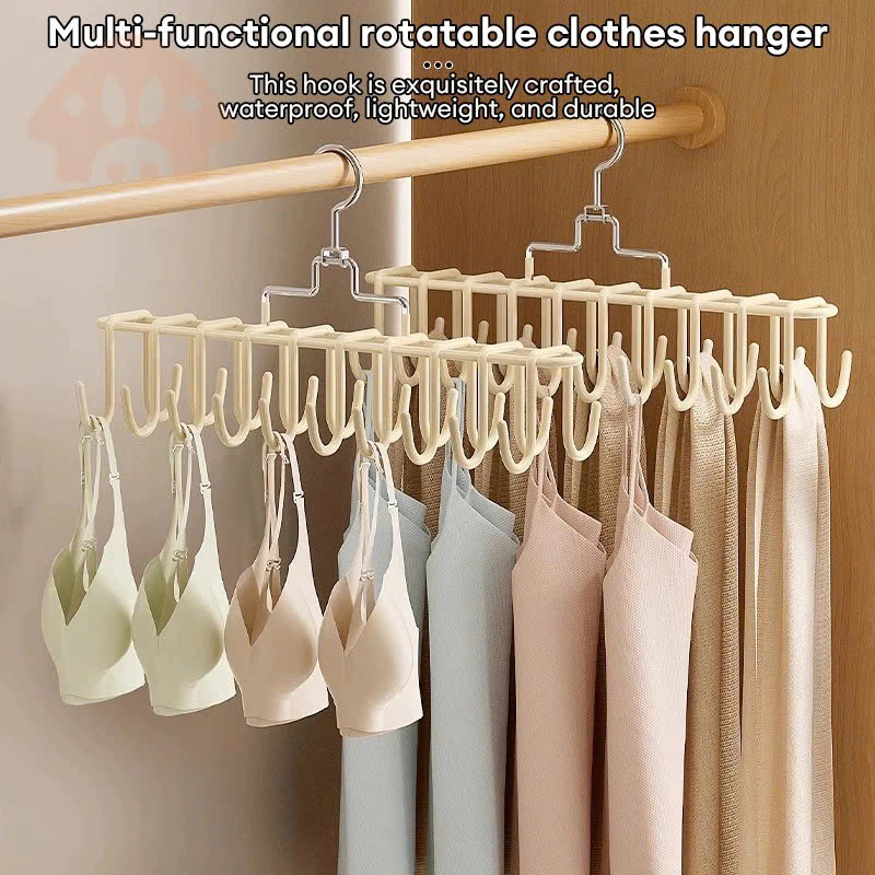 Móc Treo Đa Năng 12 Móc Sắt Bọc PVC – Giá Treo Cà Vạt, Nón, Thắt Lưng, Túi Xách, Đồ Lót Tiết Kiệm Diện Tích 36.5x19x8cm