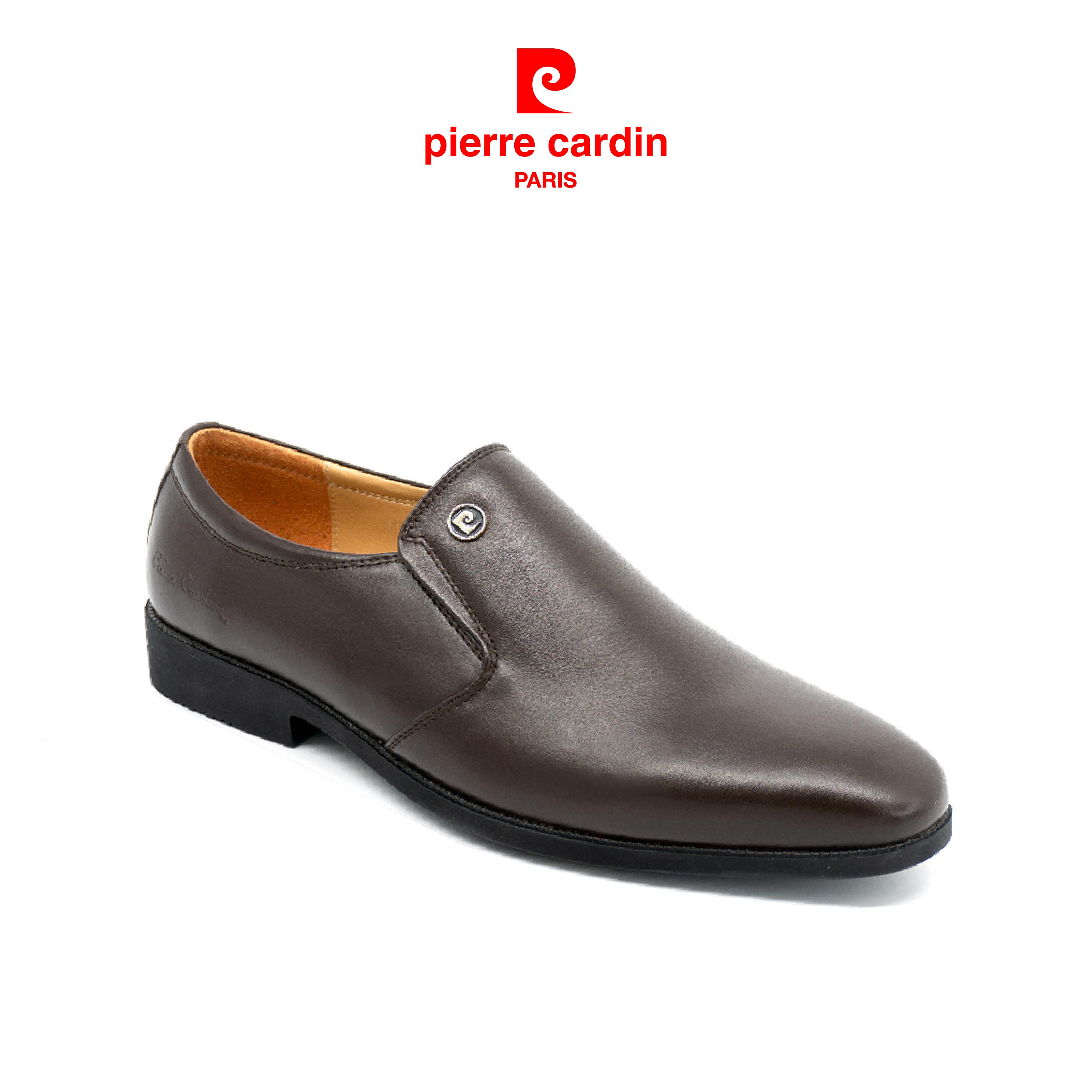 Giày Da Pierre Cardin Penny Loafer - PCMFWLC089BRW màu nâu