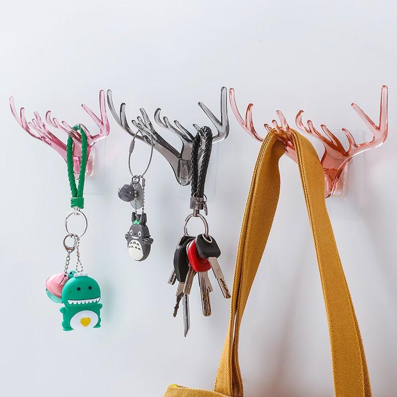 Móc Dán Tường Sừng Hươu - Móc Treo Decor trang trí nhà cửa Duashop
