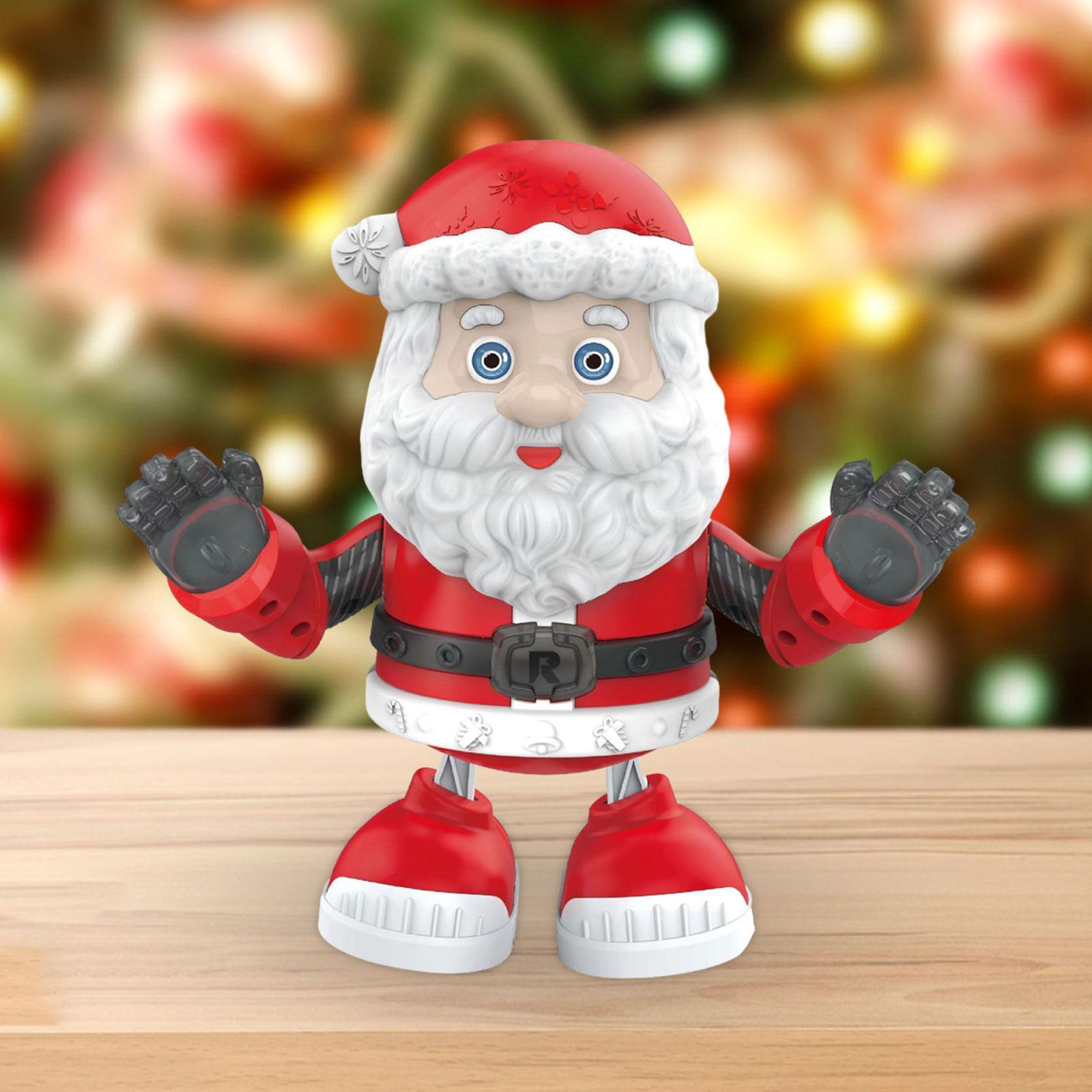 Singing Dancing Santa Claus Electric Santa Claus Toy for Xmas Party Tabletop