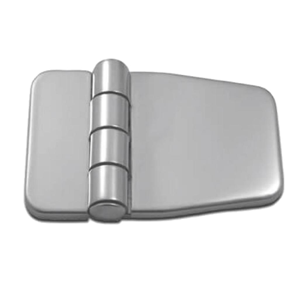 2x Marine Boat Strap Hinge Door Cabin Box Deck Strap Hinge & Cover Stainless