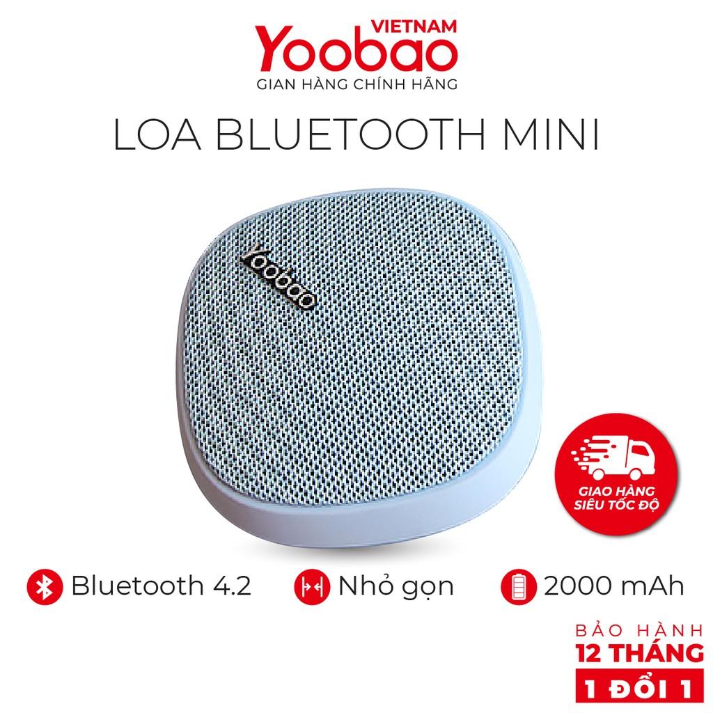 Loa Bluetooth mini Yoobao M1 - Dung lượng 2000mAh - Công suất 3W - Hàng nhập khẩu