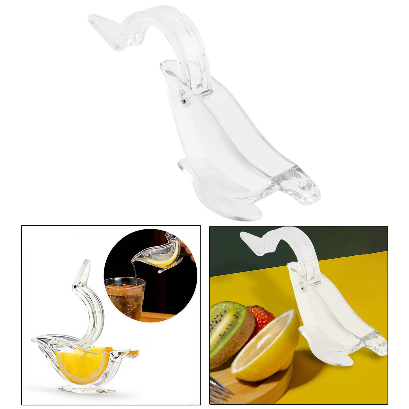 Manual Lemon Squeezer Easy to Clean Transparent Handheld for Fruit