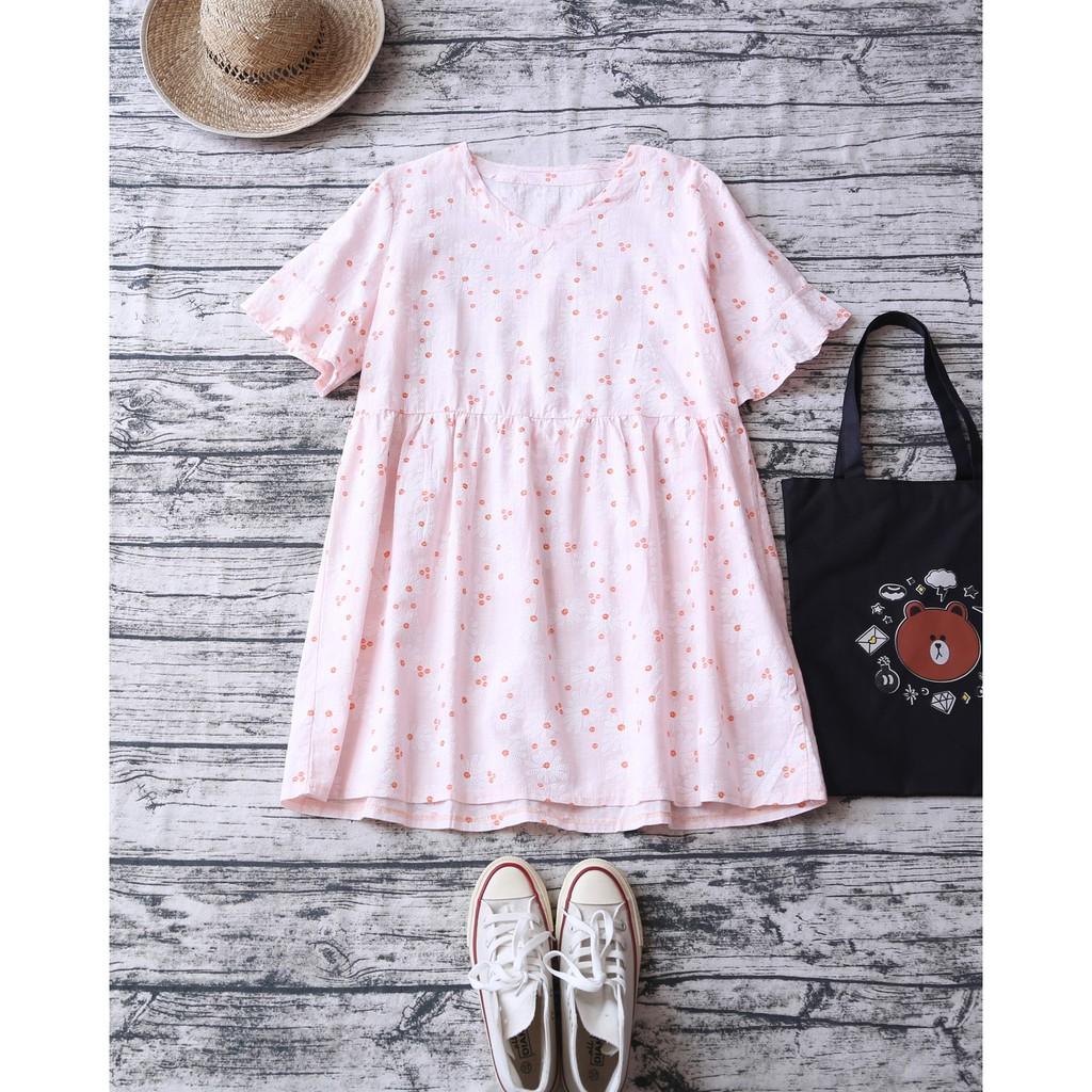 VÁY BABYDOLL HỌA TIẾT THÊU HOA