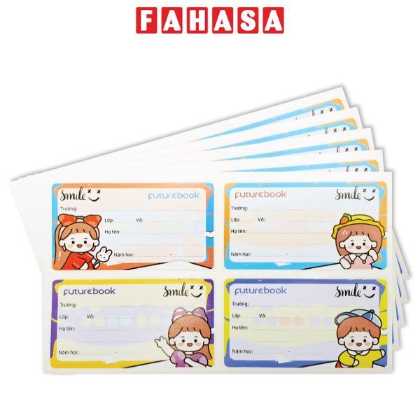 Nhãn Vở Học Sinh Smile - futurebook N147 (20 Nhãn)