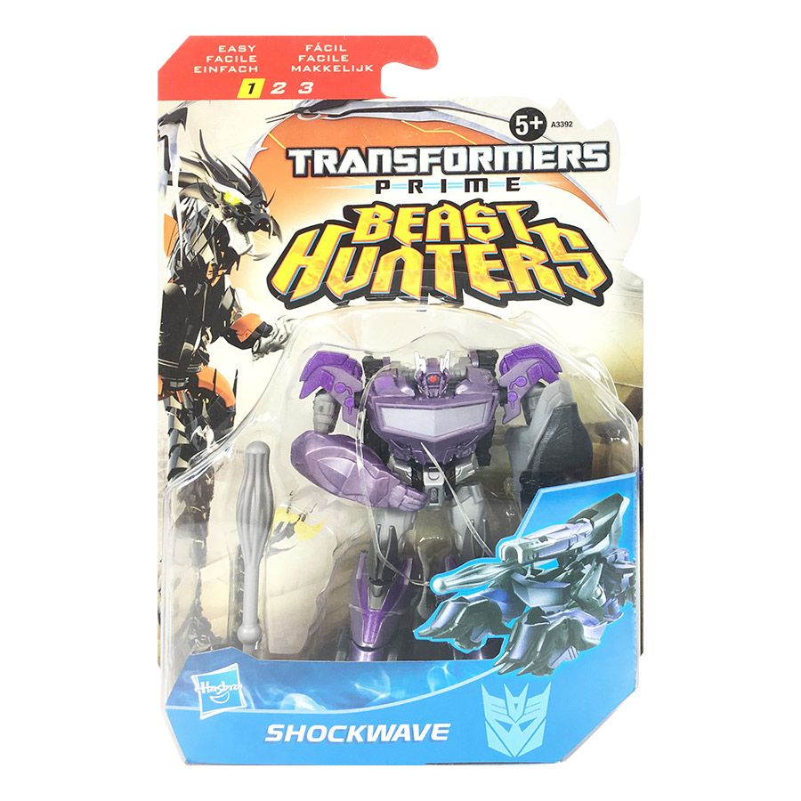 Mô hình Shockwave Hasbro - Robot biến hình Transformer Beast Hunters