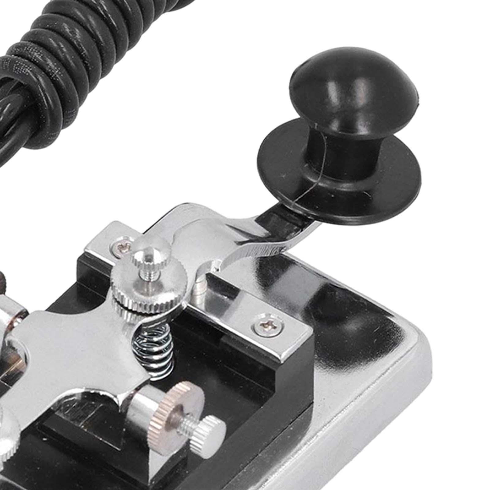 Telegraph Key Heavy Key Straight Key Shortwave Radio for Communication Teaching Radio Amateur Exerciser