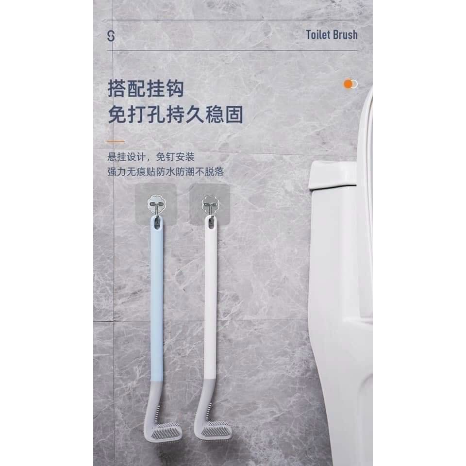 Cọ Toilet Silicon Có Móc Treo Tiện Dụng