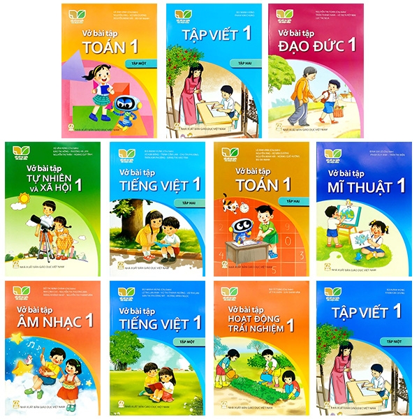 Trọn bộ 21 cuốn SGK +VBT lớp 1 kèm sách Tiếng Anh Global Success