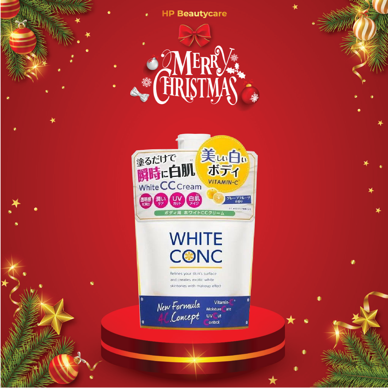 Kem Dưỡng Trắng Da Toàn Thân Ban Ngày WhiteConc Marna CC Cream C II 200g