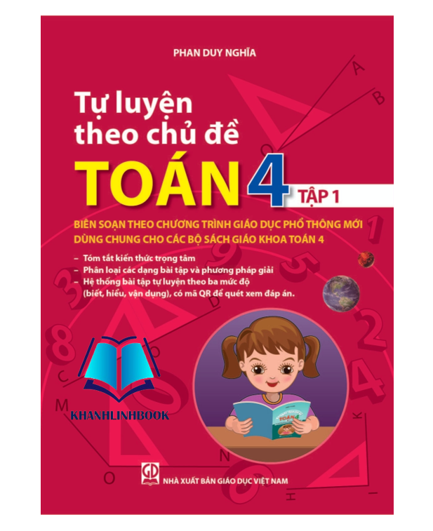 Sách - Combo Tự luyện theo chủ đề toán 4 - tập 1 + 2