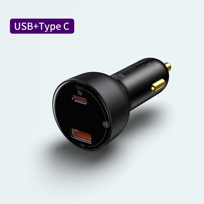 Tẩu sạc nhanh công suất cao Baseus 100w Digital Display Car Charger- Hàng chính hãng