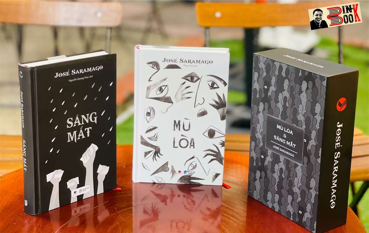 combo MÙ LÒA – SÁNG MẮT [Boxset 2 tập bìa cứng kỷ niệm 100 năm ngày sinh của JOSÉ SARAMAGO] – Bách Việt – tặng kèm postcard