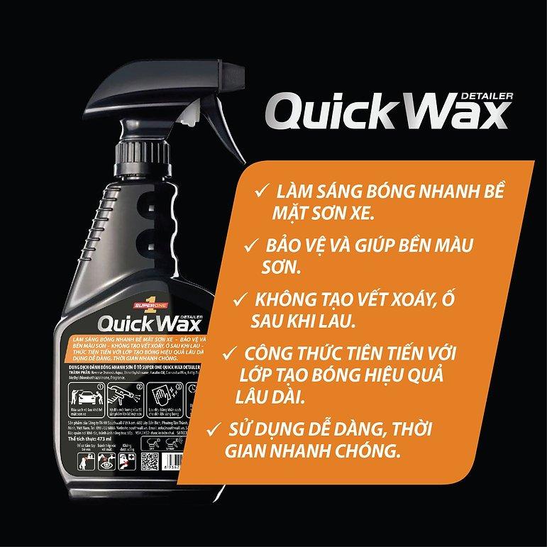 Hình ảnh Dung Dịch Đánh Bóng Nhanh Sơn Ô Tô Super One Quick Wax Detailer - Exterior