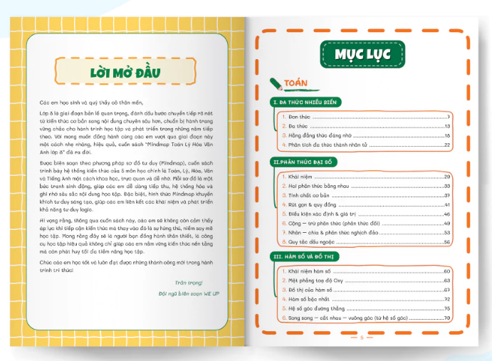 Mindmap kiến thức Toán Văn Anh Lí Hóa lớp 8 - Dễ hiểu, Làm bài nhanh!