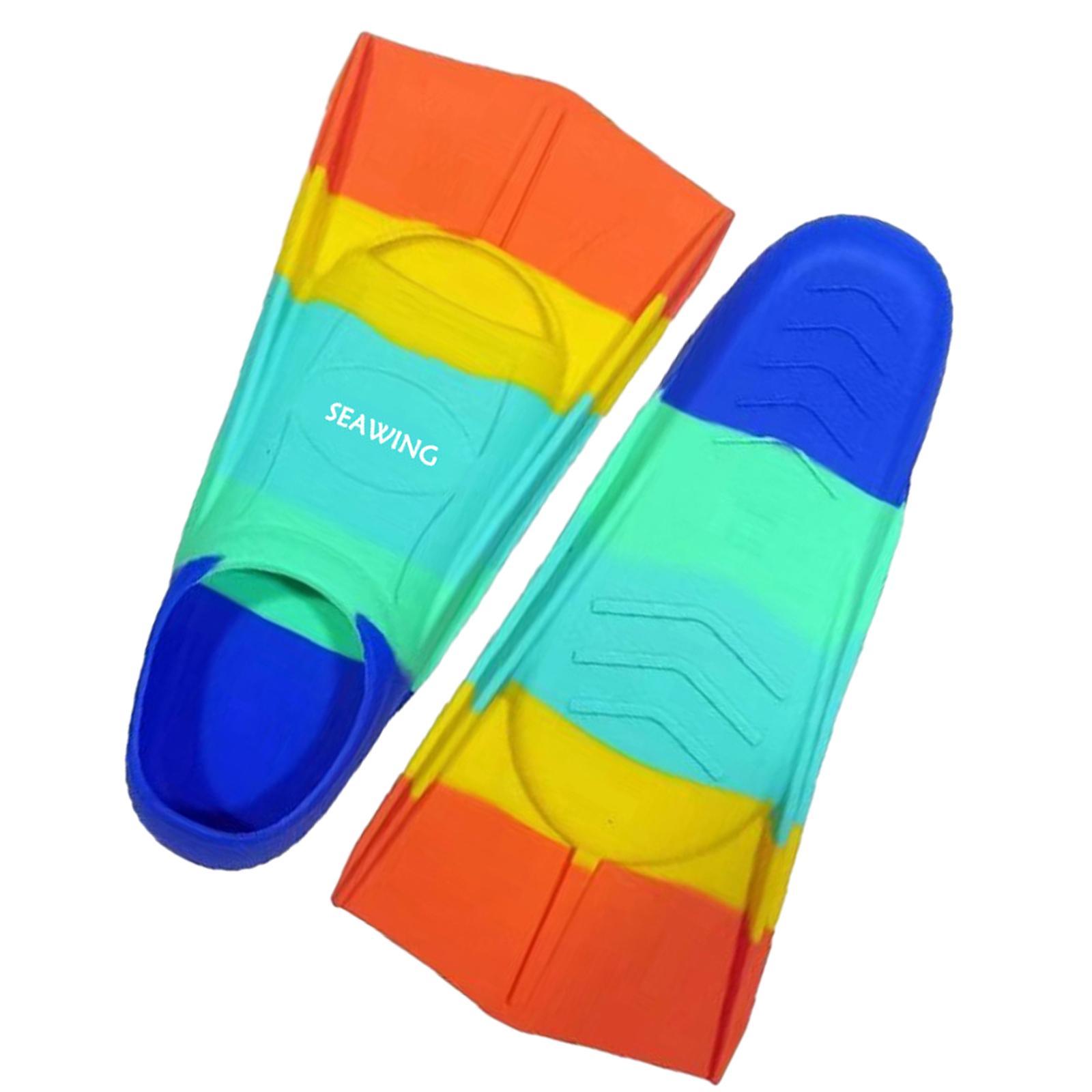 Kids Swim Fins Comfortable Diving Swimming Flippers for Girls Beginner Child