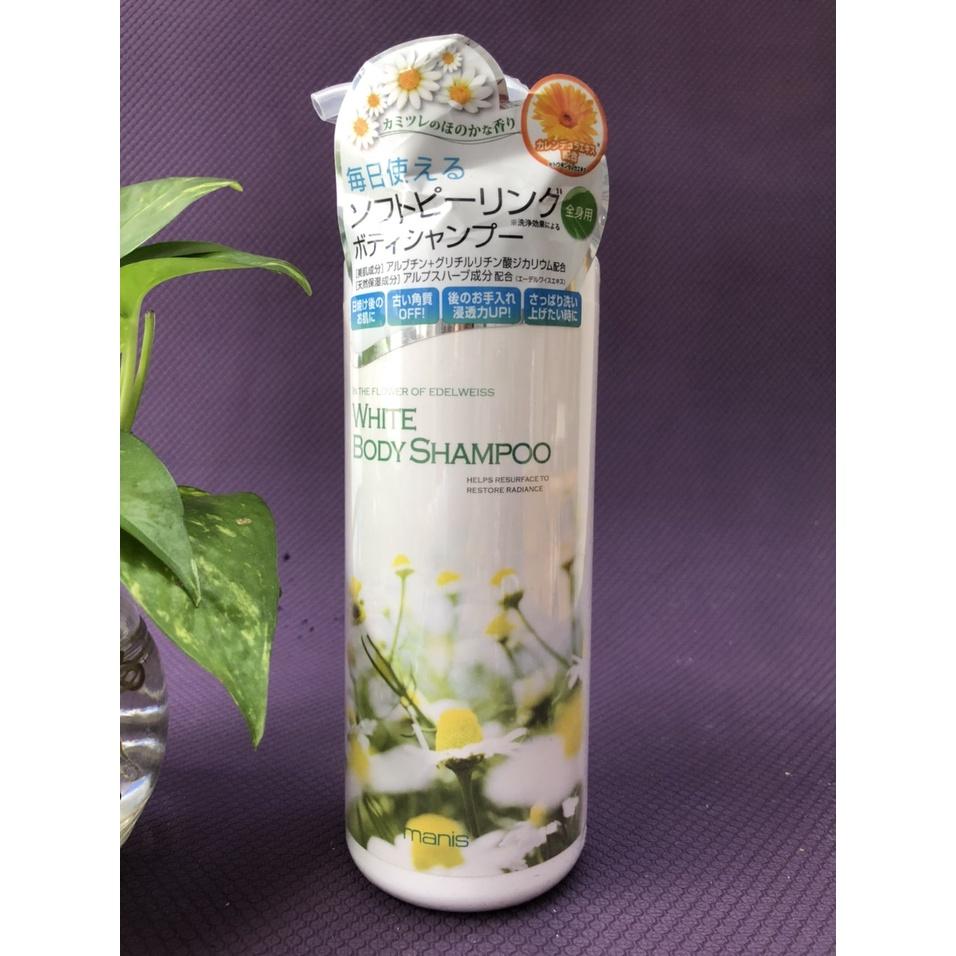 Sữa Tắm Manis Dưỡng Trắng Da White Body Shampoo Nhật Bản - 450ml