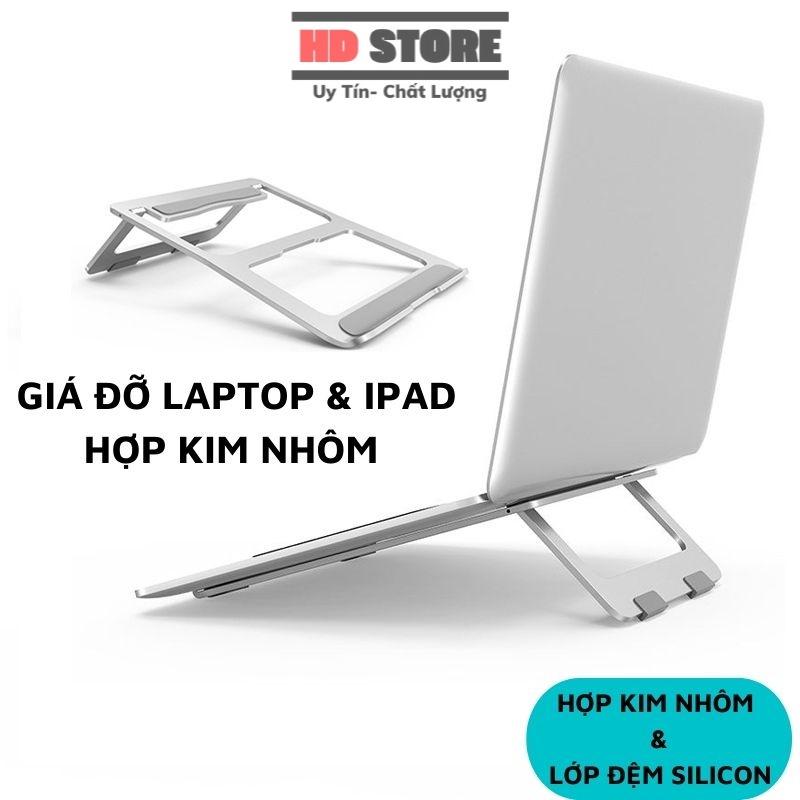 Giá đỡ LAPTOP, đến tản nhiệt bằng nhôm có thể điều chỉnh được độ cao, lớp đệm silicon