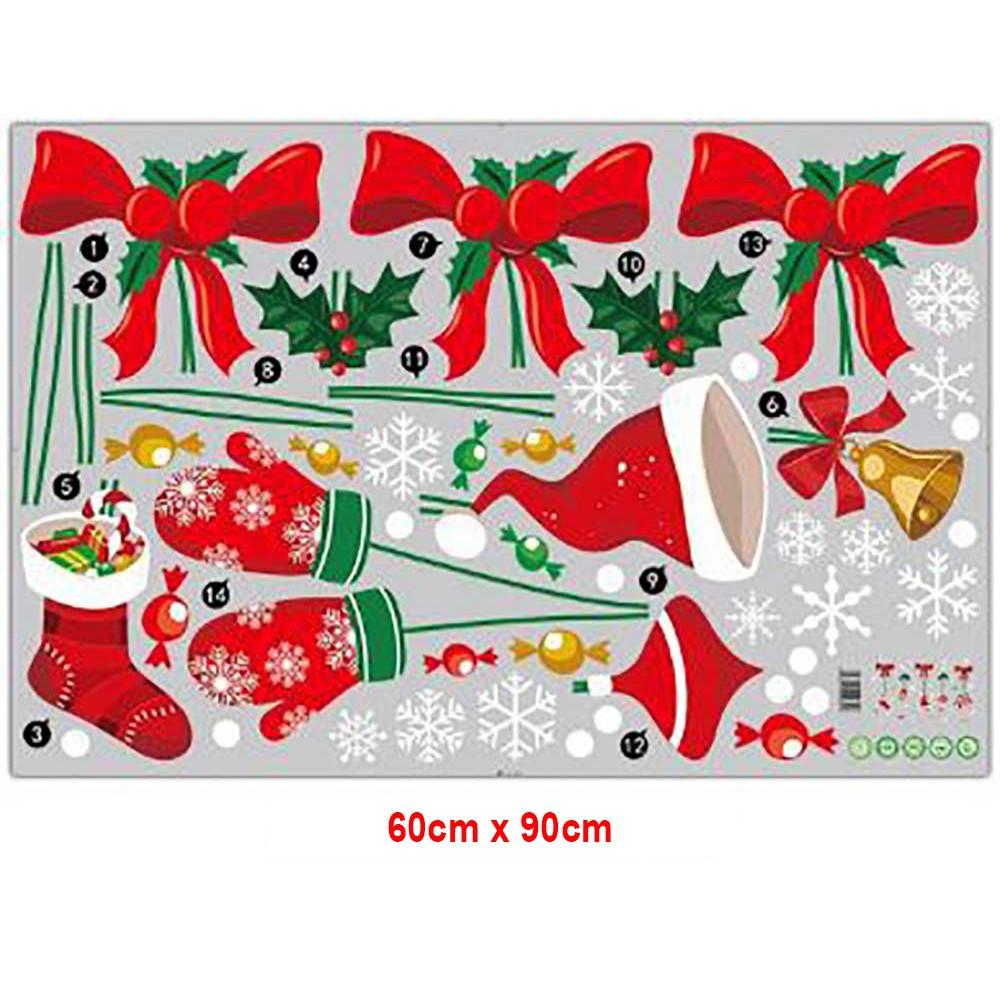 DECAL TRANG TRÍ NOEL 2 MẶT 2021 SỐ 8