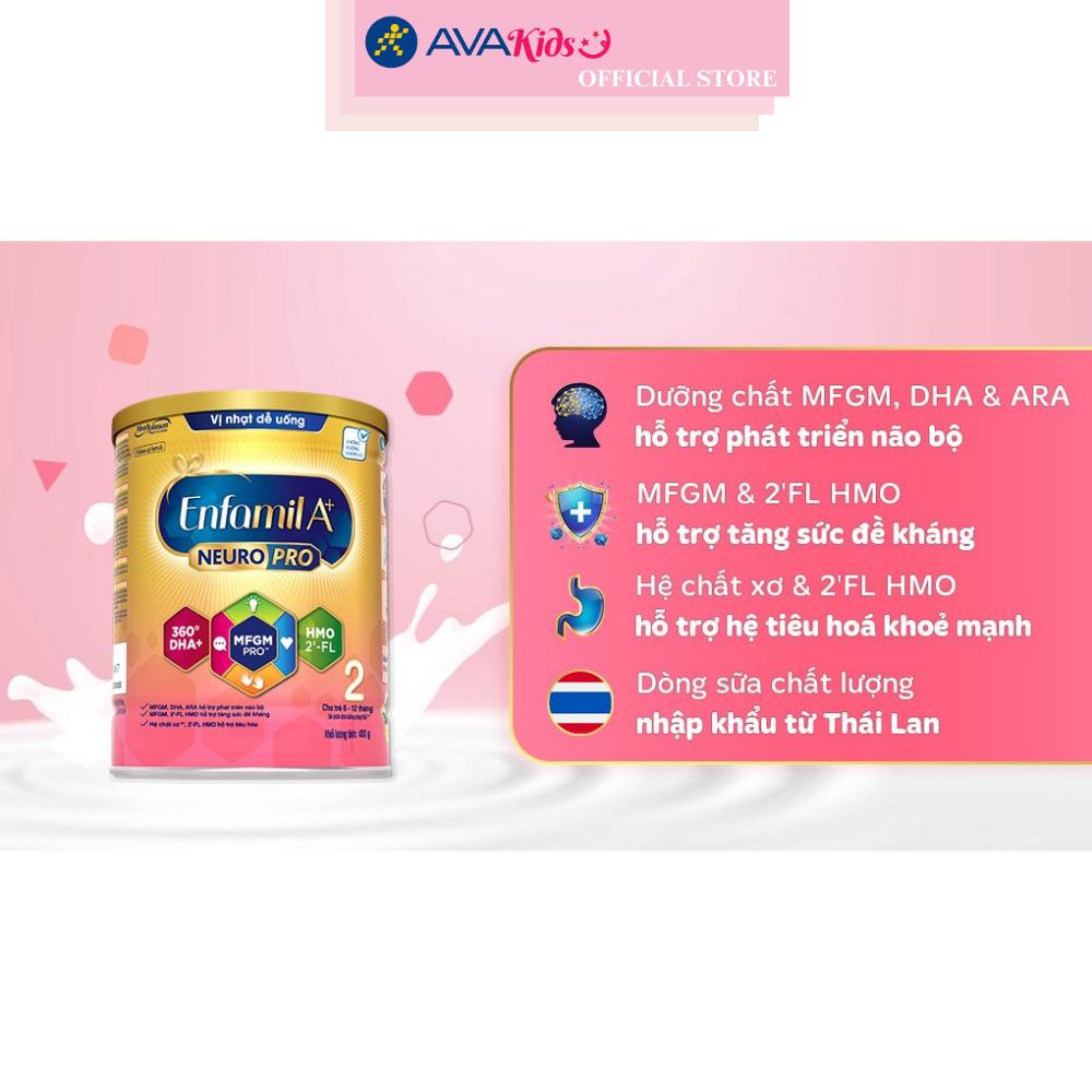 Sữa bột Enfamil A+ Neuropro số 2 400g (6 - 12 tháng)