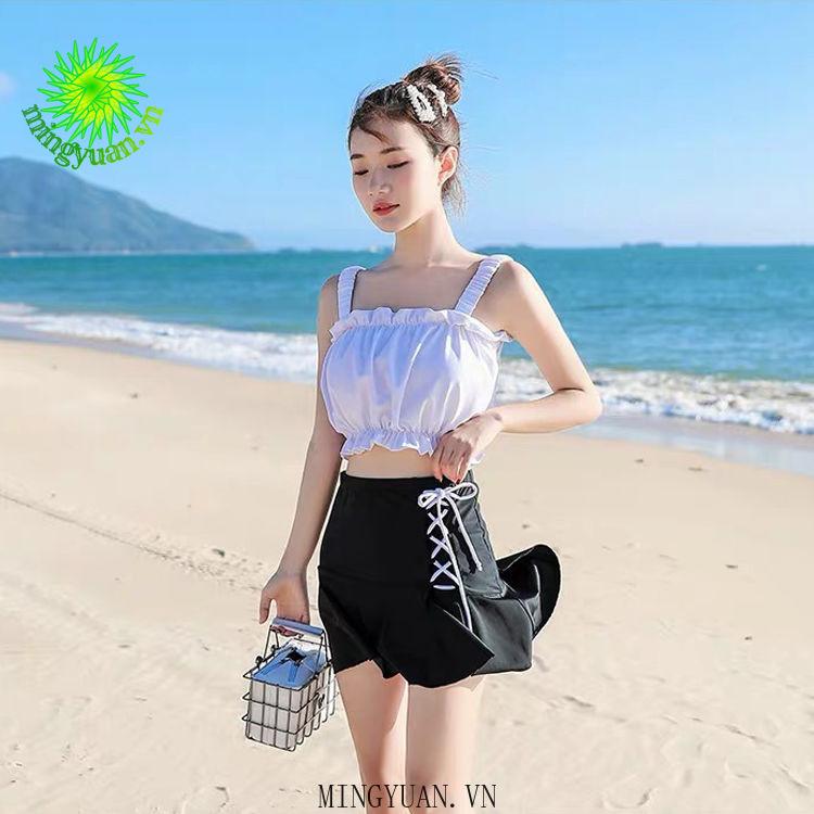 Bộ Đồ Bơi Hai Mảnh Mỏng Kiểu Dáng Quyến Rũ Cho Nữ