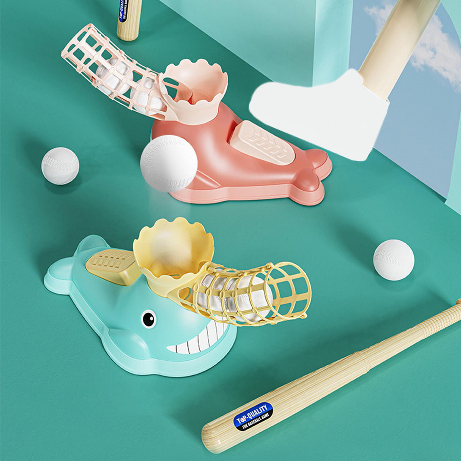 Cute  Baseball Launcher Toys for 4+ Kids Indoor Outdoor Sport Game