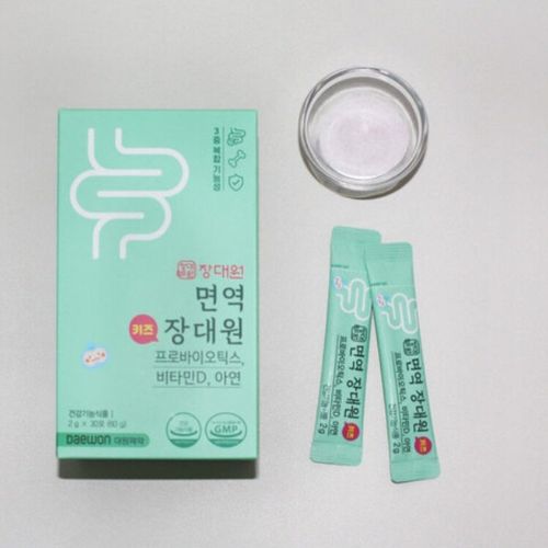 Men vi sinh Jang Daewon Hàn Quốc cho trẻ có bổ sung D3, kẽm cải thiện biếng ăn, hấp thu kém Hộp 30 gói