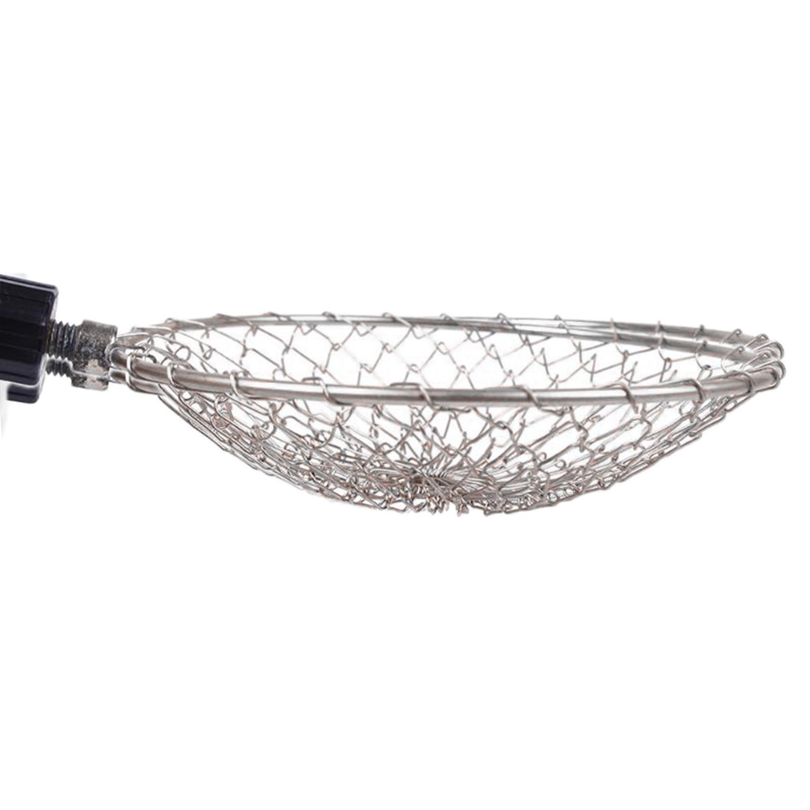Stainless Steel/Iron Round Frame Fishing Landing Net Head 10/13cm fit Universal Pole Handle Carp Coarse Sea Fishing Tackle Accessories