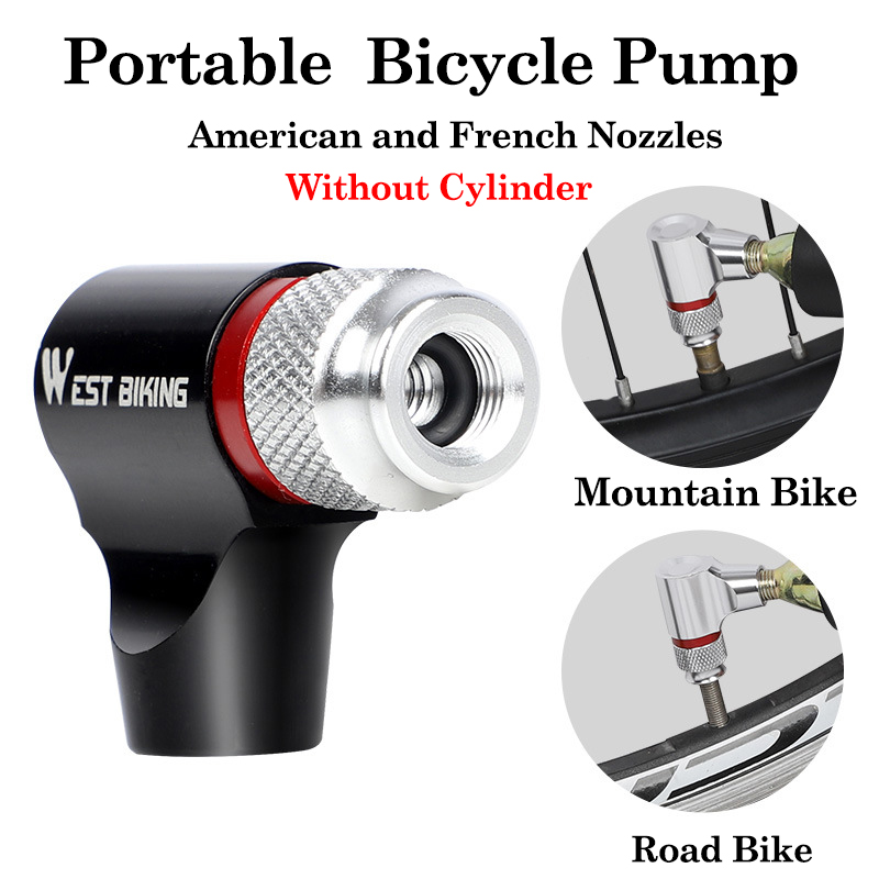 Máy bơm xe đạp WEST BIKING di động bằng kim nhôm siêu nhẹ