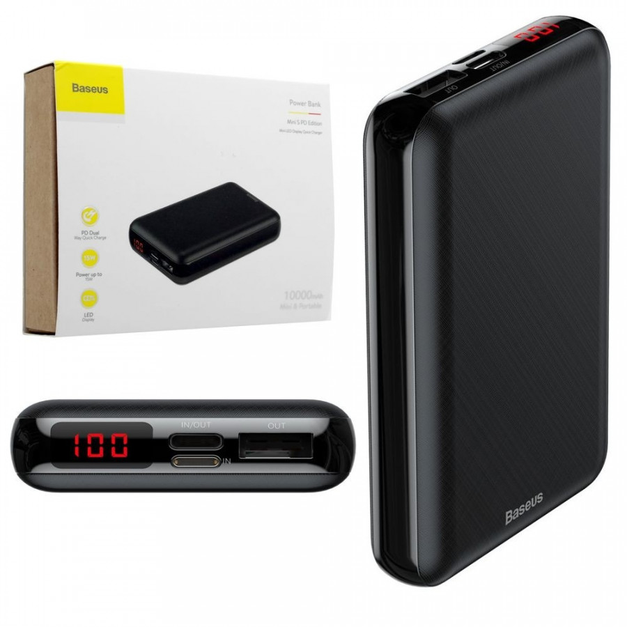 Sạc Dự Phòng Baseus Mini S PD 10000mAh