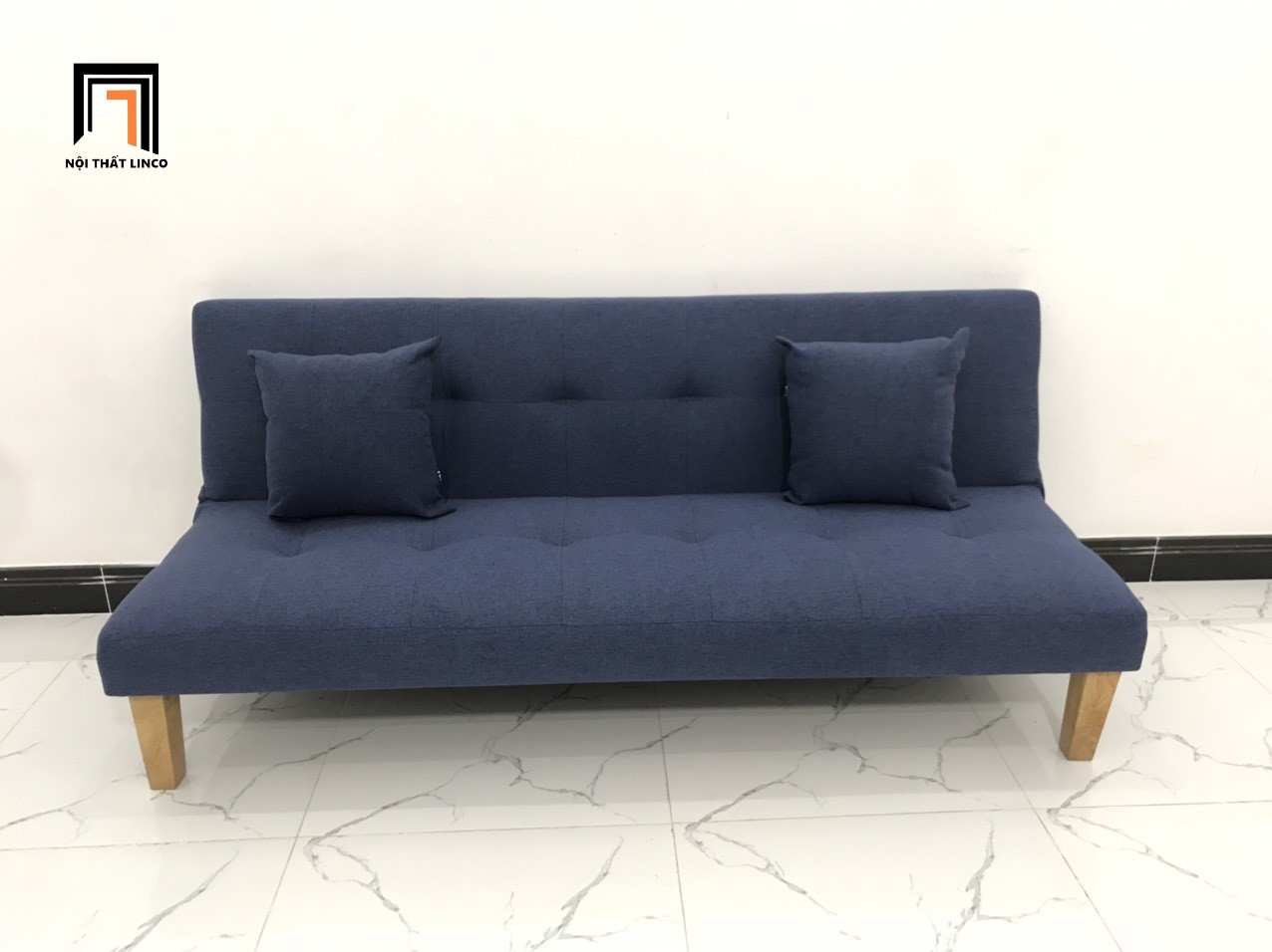 Ghế sofa giường đa năng xanh dương đậm nhiều kích cỡ